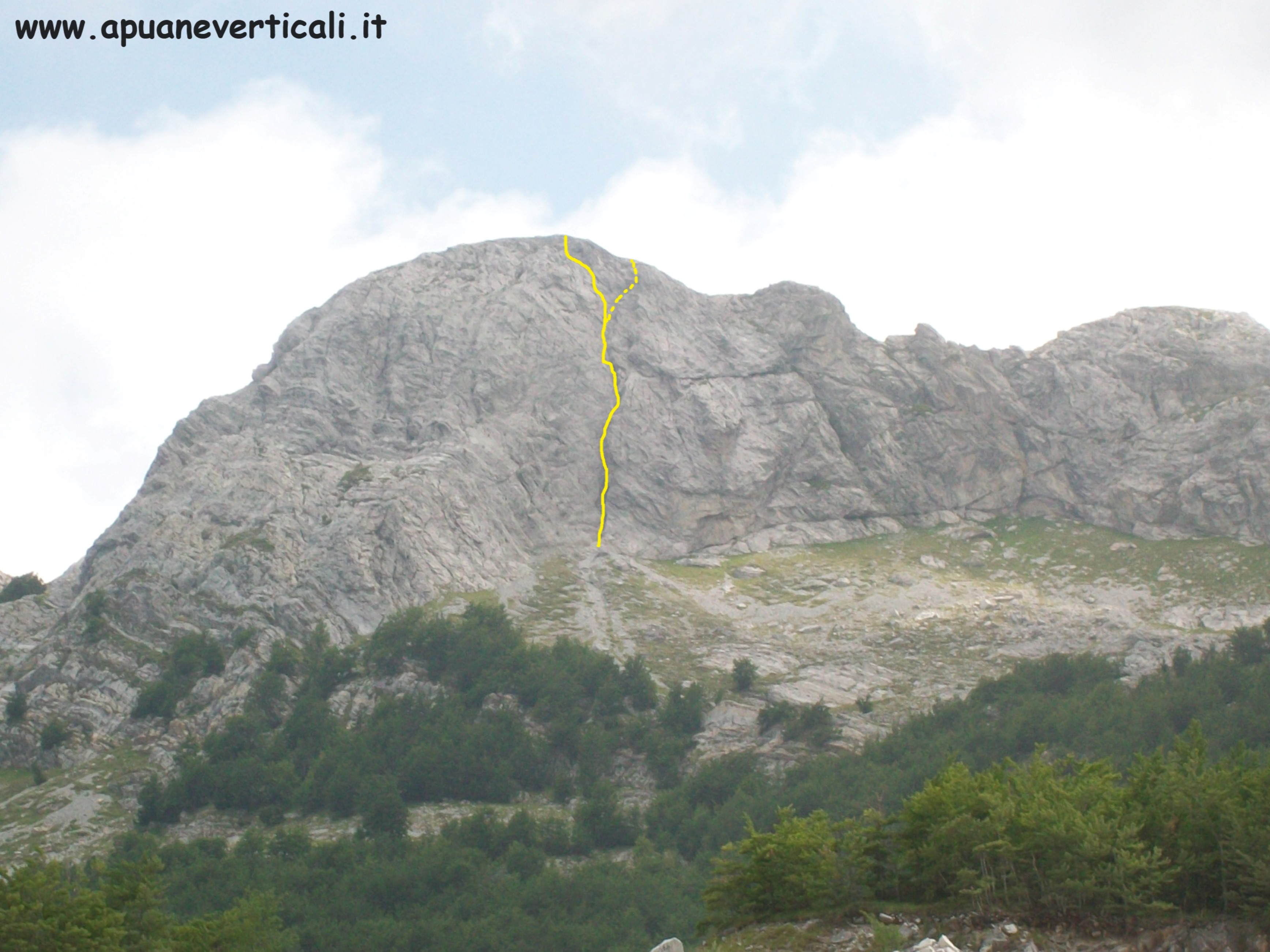 Tracciato della via Bresci Malerba